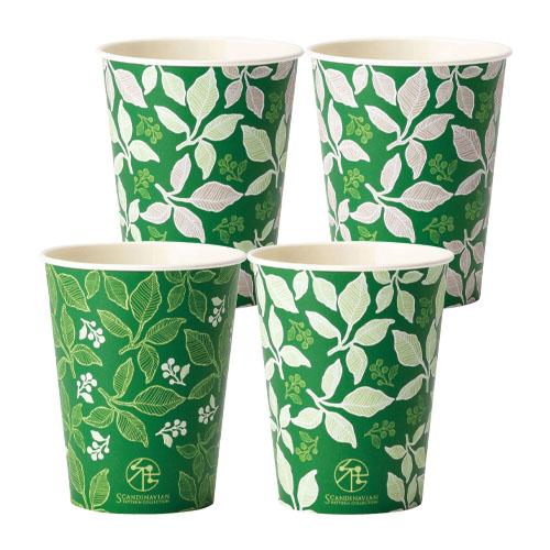 サンナップ 紙コップ SPCカップ ビー・リーブス 275ml 50個 C2750BLV | 