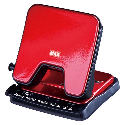マックス 軽あけパンチ ＳＣＯＯＶＡ レッド DP-35T/R 1台 | 