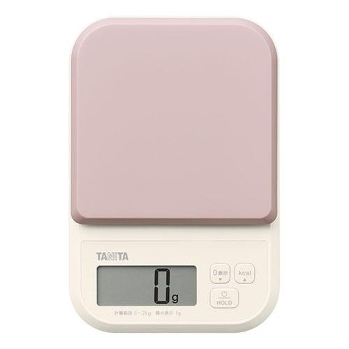 タニタ デジタルクッキングスケール ピンク KJ-220-PK | 