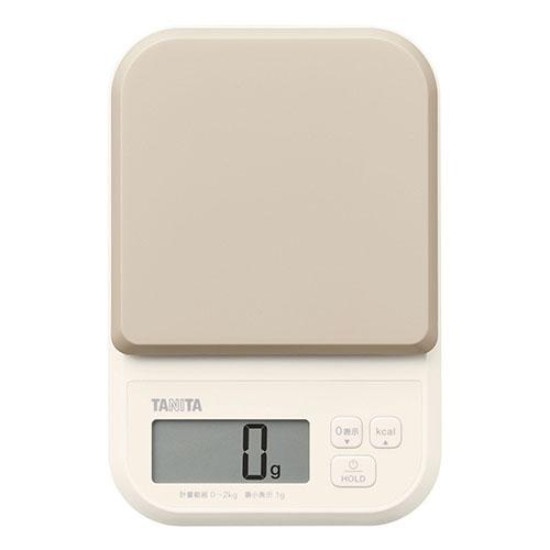 タニタ デジタルクッキングスケール グレー KJ-220-GY | 