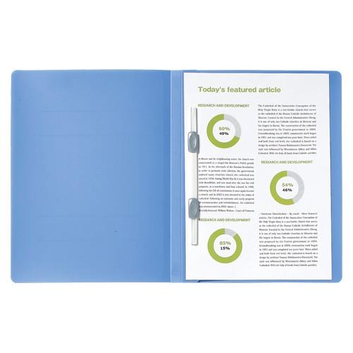 クラウン ＰＰフラットファイル A4S ブルー CR-FPA4S-BL 1冊 |  | 01