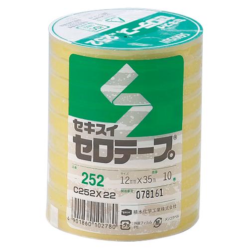 積水化学 セロテープ 工業用（10巻入） 12mm×35m NO.252N | 