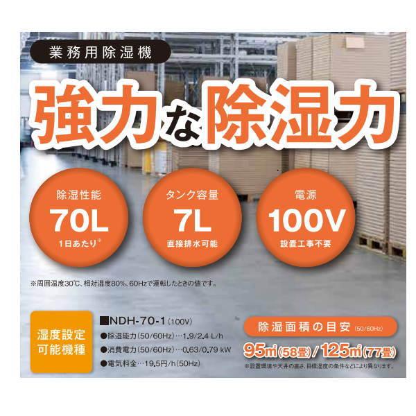 スイデン 業務用除湿機 NDH-70-1 |  | 04