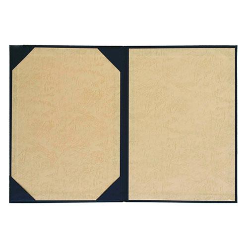 美濃商会 証書ファイル布 紺 B4判 Aタイプ 9332-01 | 