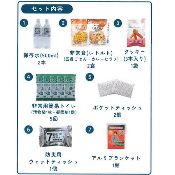 クラウン 防災備蓄セット 1日用 CR-BS100 22689 |  | 02