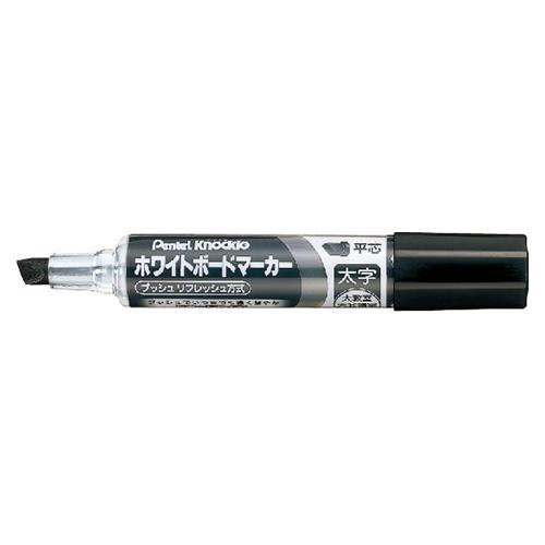 ぺんてる ＹEＳ ノックル 平 太字 黒 EMWL6W-A 1本 | 