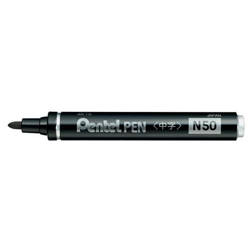 ぺんてる ぺんてるペンＮ50 中字 黒 Ｄ N50-AD 1本 | 
