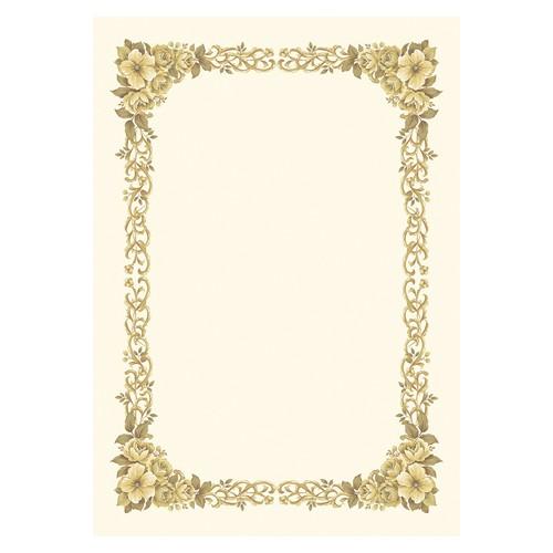 ササガワ 洋柄賞状用紙 A4判 縦横兼用 10-262 1冊 | 