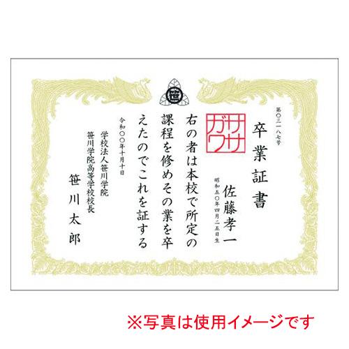 ササガワ OA賞状用紙 雲なしA4判縦書用 10-1460 1箱 |  | 01