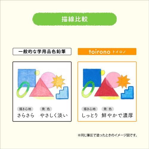 三菱鉛筆 色鉛筆 トイロノ 24色 TR24C |  | 03