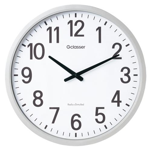キングジム 電波掛時計 ザラージ 径498×厚53.2mm GDK-001 1台 | 