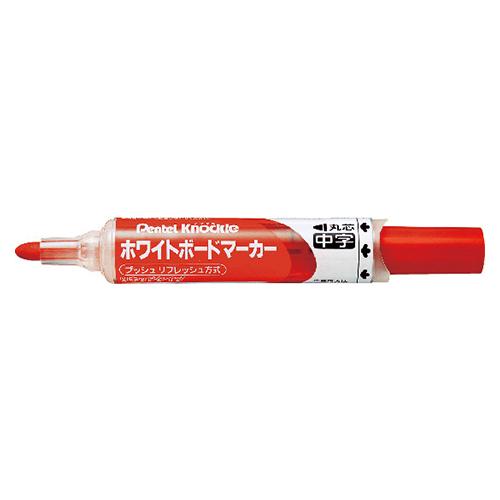 ぺんてる ＹEＳ ノックル 丸 中字 赤 EMWLM-B 1本 | 