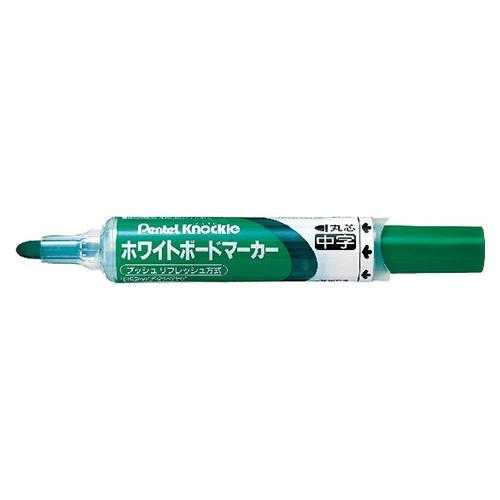 ぺんてる ＹEＳ ノックル 丸 中字 緑 EMWLM-D 1本 | 