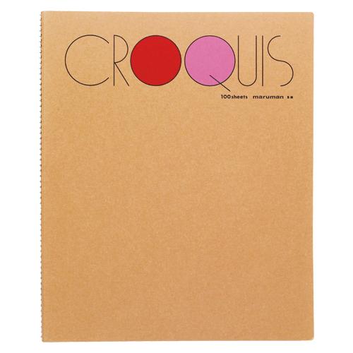 マルマン クロッキーブック Ｍ レッド SM-01 1冊 | 