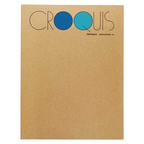 マルマン クロッキーブック Ｌ ブルー SL-02 1冊 | 