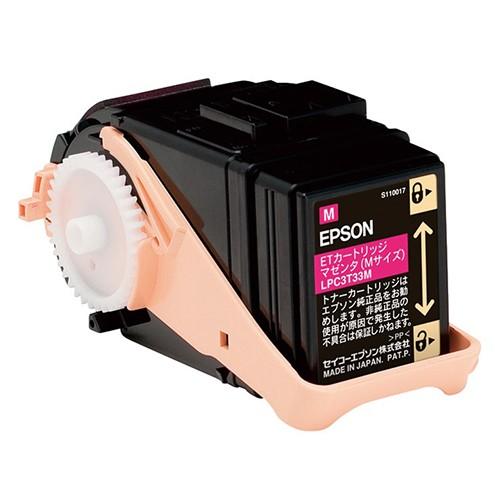 EPSON インクカートリッジ LPC3T33M/C/Y/K 環境推進トナーM エプソン ETカートリッジ（マゼンタ）Mサイズ LPC3T33M 1個