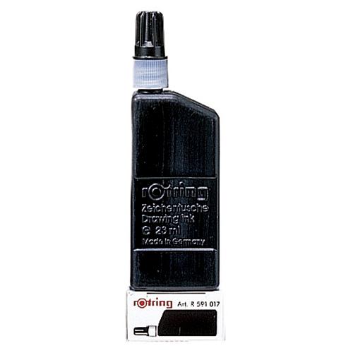 ロットリング イソグラフ用注入式インク 黒（23ml） S0 194 660 1個
