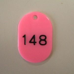 クラウン 番号札 番号入（大101−150） 桃 CR-BG43-PI 1ＳＴ | 