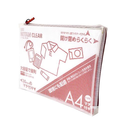 サクラクレパス ノータム・クリアーマチ付キＡ4レッド UNCM-A4#19 | 