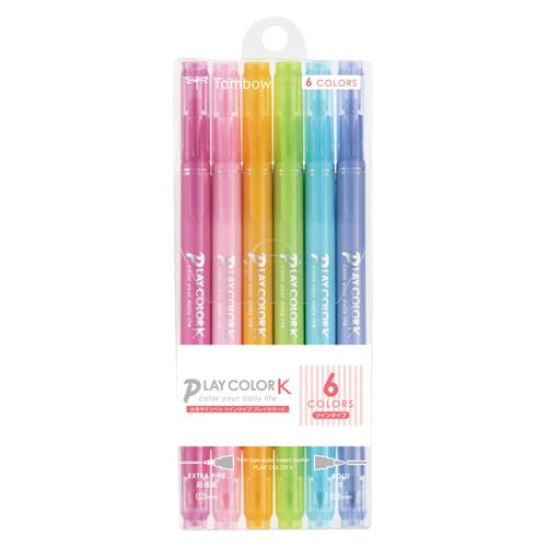 トンボ鉛筆 プレイカラーＫ 6色セットB GCF-611B 1ＳＴ | 