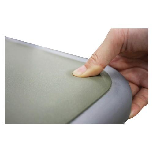 弘益 アルミ折り畳みイス（クッションパッド付） AFC-2APU(GR) 1台 |  | 02