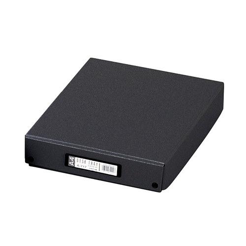 リヒトラブ デスクトレー A4 黒 A-717 1個 | 