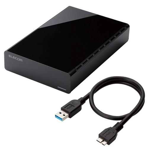 ELECOM - 【新品】ELECOM 2TB HDD  ELD-CED020UBK USB3.0対応外付けハードディスク - ELD-CED020UBK