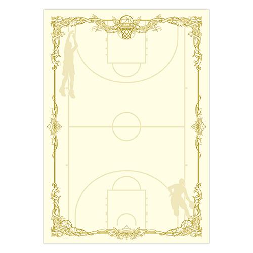 ササガワ スポーツ賞状用紙 横書き 10-1801 1冊 | 