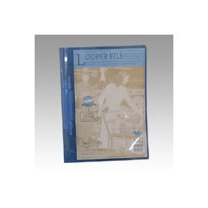リヒトラブ ルーパーファイル A4・Ｓ 青 F-3006 1冊 | 