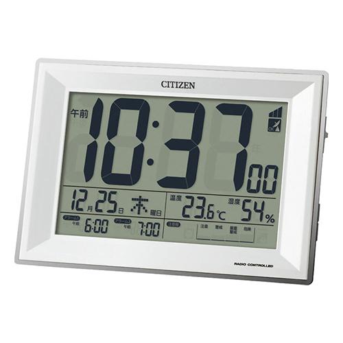 シチズン 電波デジタル時計 白 8RZ151-003 | 