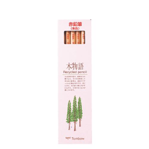 トンボ鉛筆 赤鉛筆 木物語 （丸軸） CV-REAV 1打 | 