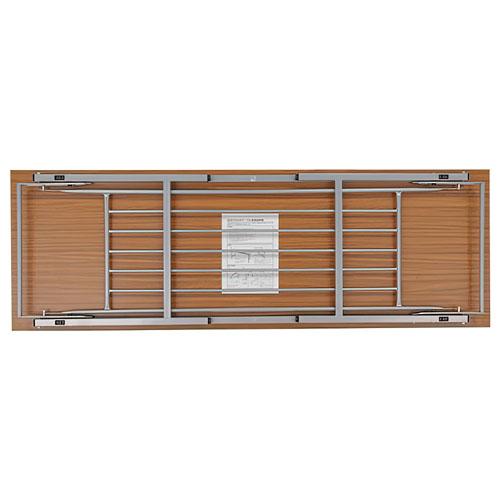 カグクロ 折りたたみテーブル 幅1500×奥450×高700mm チーク NTH-1545-TK 1台 |  | 04