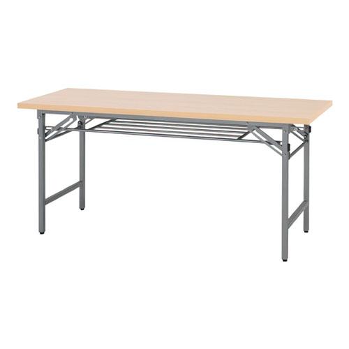 カグクロ 折りたたみテーブル 幅1500×奥450×高700mm ナチュラル NTH-1545-NA 1台 | 