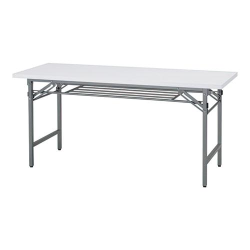 カグクロ 折りたたみテーブル 幅1500×奥450×高700mm ホワイト NTH-1545-WH 1台 | 