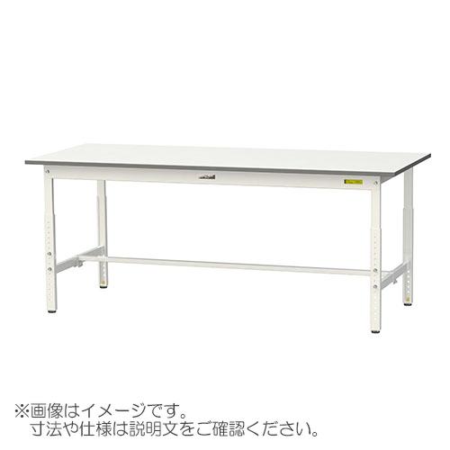 山金 ワークテーブル シルキーホワイト 幅1800×奥450×高740mm SUP-1845-WW | 
