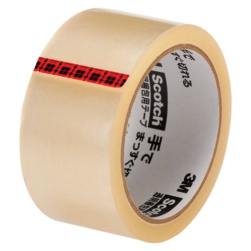 スリーエム スコッチ 透明梱包テープ 手でまっすぐ切れる 3852K 幅48mm×長35m 1巻 |  | 01