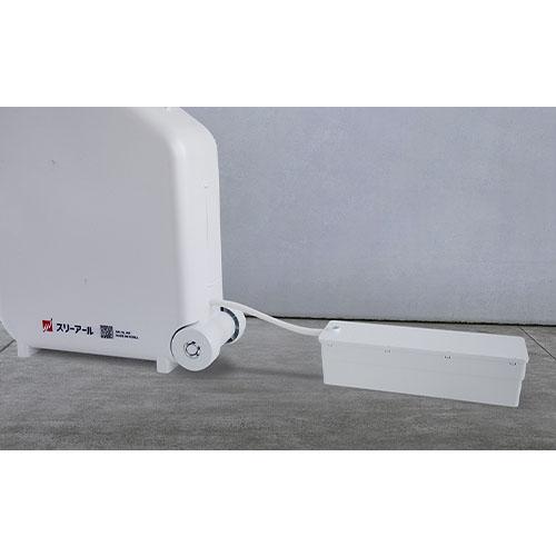 スリー・アール 傘のしずくとり傘ぱっぱホワイト／ブラック 3R-UDY01BK 1台 |  | 03