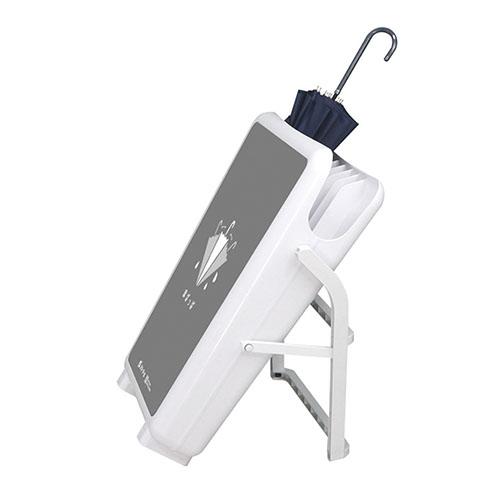 スリー・アール 傘のしずくとり傘ぱっぱ ホワイト／グレー 3R-UDY02GY 1台 |  | 01