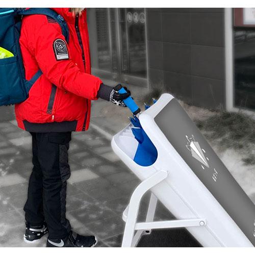 スリー・アール 傘のしずくとり傘ぱっぱ ホワイト／グレー 3R-UDY02GY 1台 |  | 03