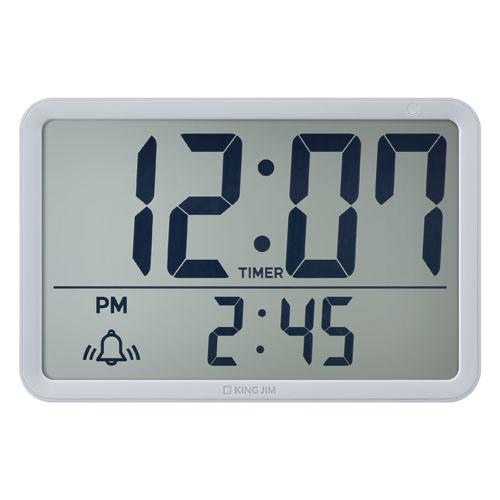 キングジム ザラージ リモコン付ダブルタイマークロック DTC-002-LG 1台 |  | 03