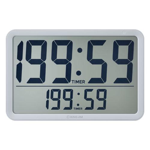 キングジム ザラージ リモコン付ダブルタイマークロック DTC-002-LG 1台 |  | 04