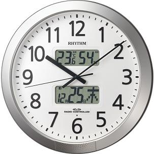 リズム 電波時計 プログラムカレンダー 404ＳＲ 4FN404SR19 1個 | 
