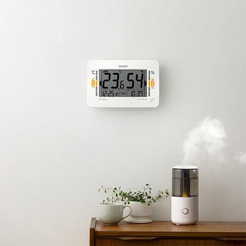 シチズン 高精度デジタル温湿度計 掛置兼用 8RZ240-003 1台 |  | 04