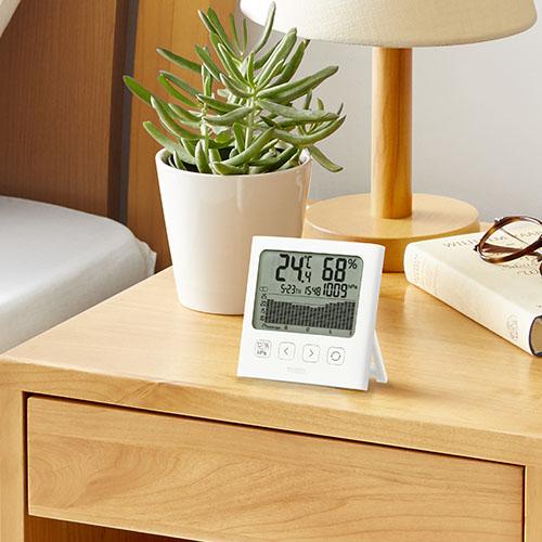 タニタ グラフ付きデジタル温湿度計 TT-P02-IV 1台 |  | 02