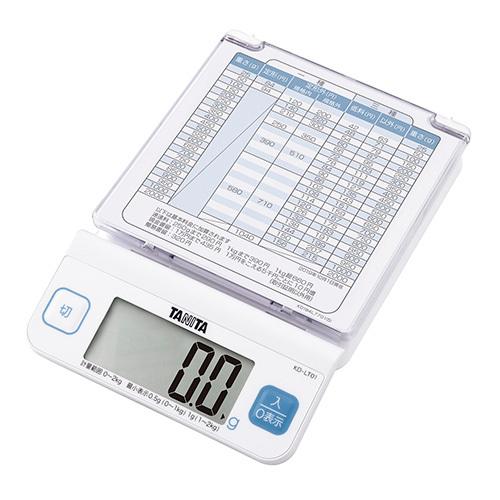 タニタ デジタルレタースケール KD-LT01-WH 1個 | 