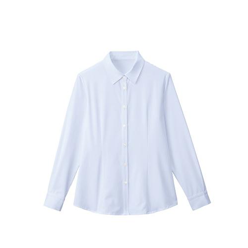 カンセン 長袖ブラウス サックス 11号 FB75577-2 11 1枚 | 