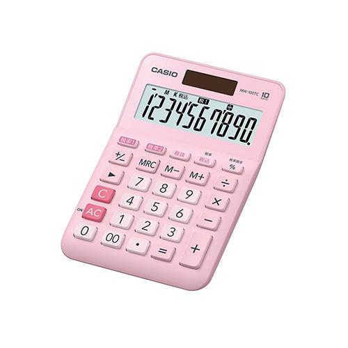 カシオ W税電卓 MW-100TC-PK-N 1台 |  | 01