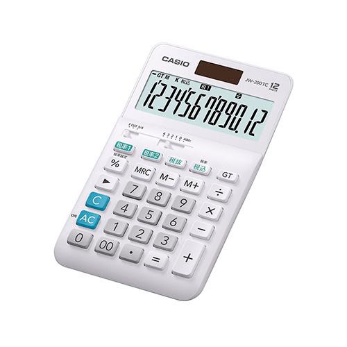 カシオ W税電卓 JW-200TC-N 1台 |  | 01