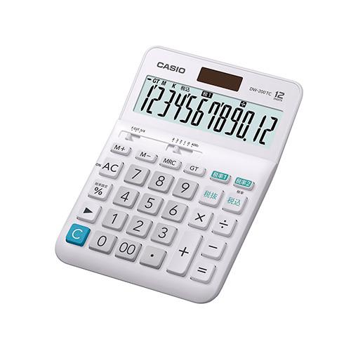 カシオ W税電卓 DW-200TC-N 1台 |  | 01