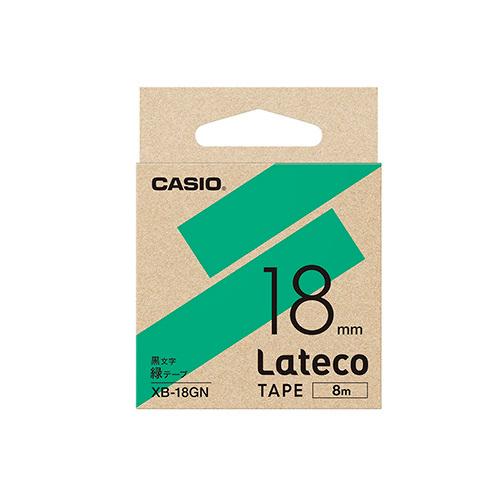 カシオ ラテコテープ 18mm ＧＮ XB-18GN 1個 | 
